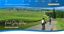Desktop Screenshot of frenchcyclingholidays.com